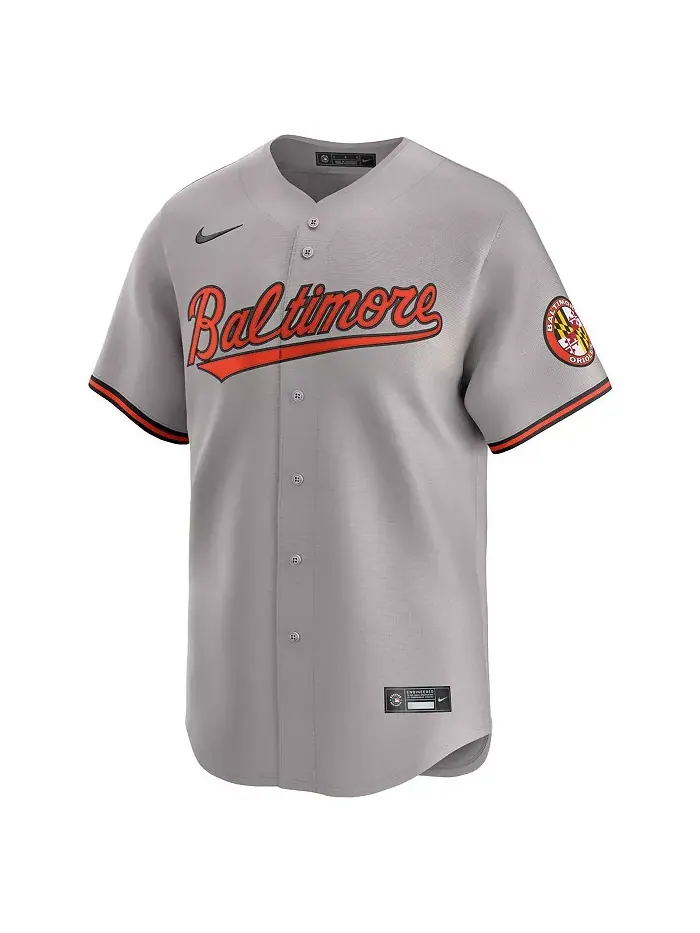 Мужская серая дорожная лимитированная джерси Baltimore Orioles Nike — изображение 3 из 3