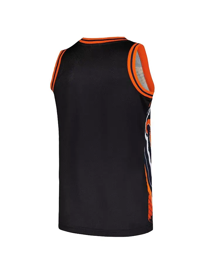 Мужская модная майка Big Face 7.0 Chicago Bears черного цвета Mitchell & Ness — изображение 2 из 3