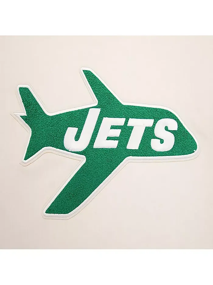Мужская кремовая флисовая толстовка New York Jets Retro Classics Pro Standard — изображение 3 из 4