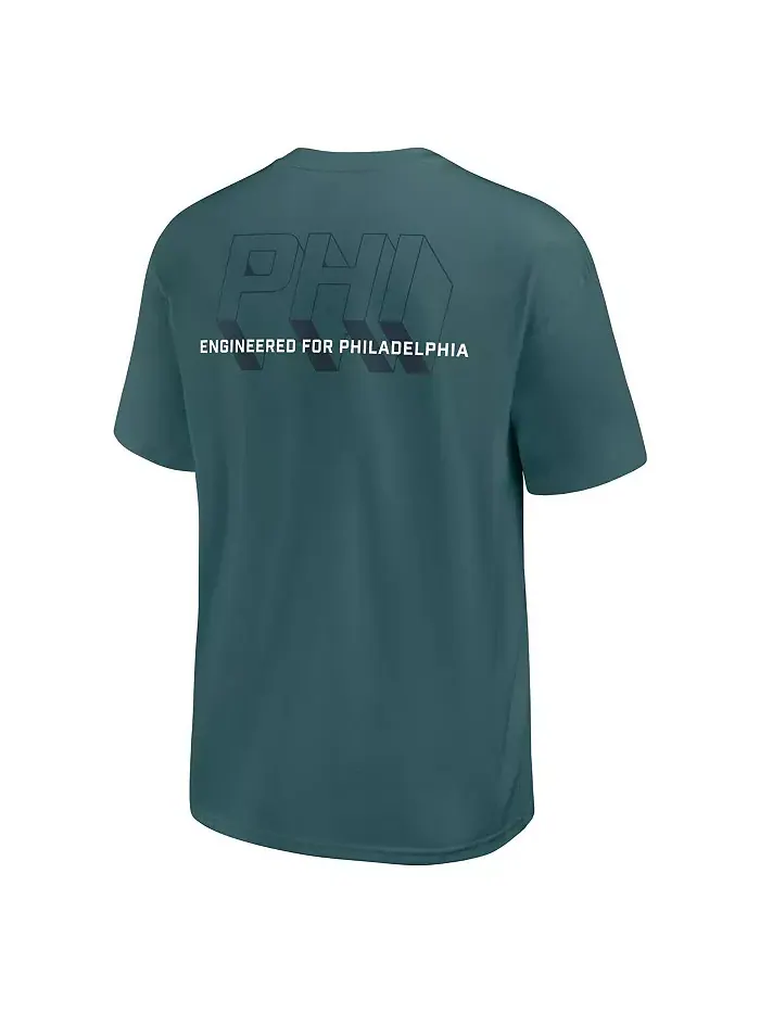 Мужская темно-зеленая футболка Philadelphia Eagles Dominate the Game Essential Max90 Nike — изображение 2 из 3