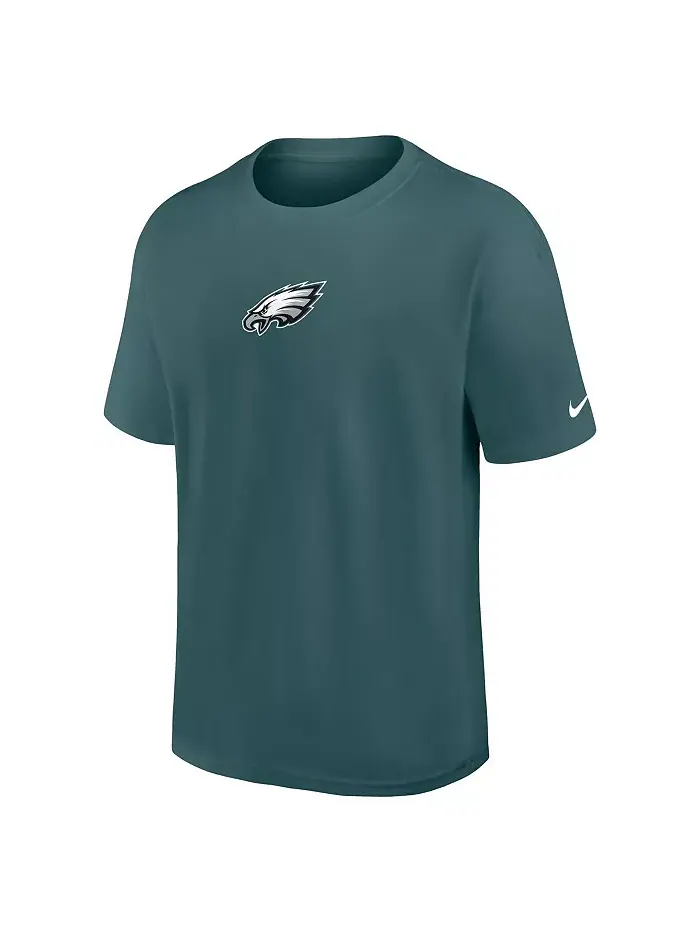 Мужская темно-зеленая футболка Philadelphia Eagles Dominate the Game Essential Max90 Nike — изображение 3 из 3