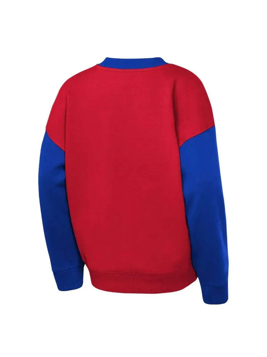 Outerstuff Детская красно-синяя толстовка New York Rangers Impact Player для мальчиков и девочек — изображение 3 из 3