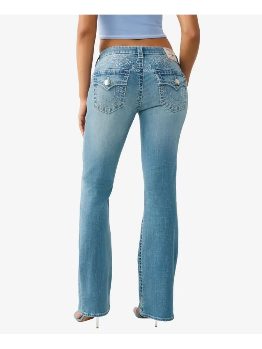 Женские джинсы Tattoo Becca Bootcut Big T Flap Jeans True Religion, Low Tide — изображение 3 из 3