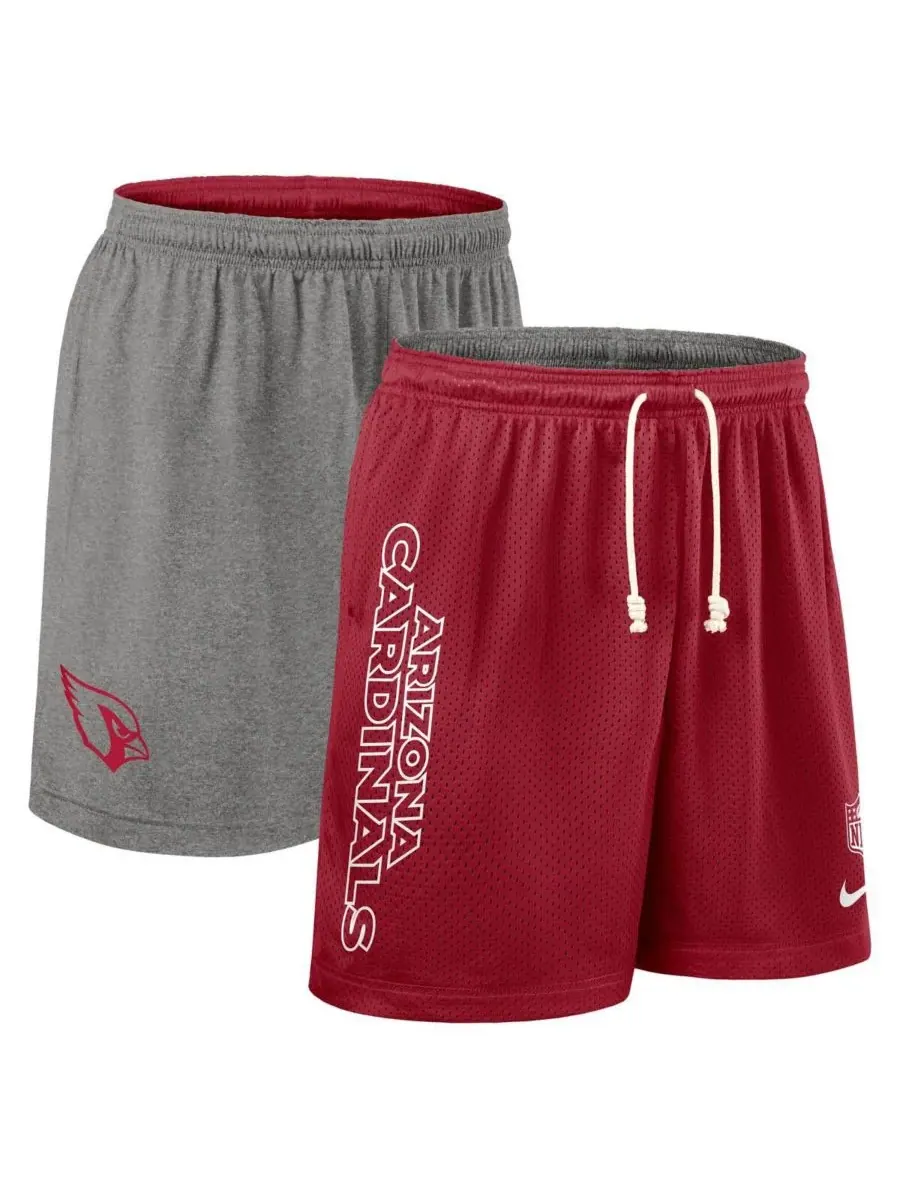 Мужские двусторонние спортивные шорты Cardinal Arizona Cardinals Sideline Nike — изображение 1 из 3, красный