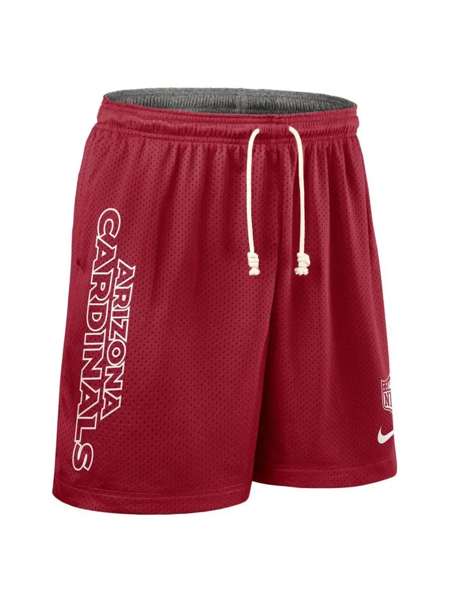 Мужские двусторонние спортивные шорты Cardinal Arizona Cardinals Sideline Nike — изображение 2 из 3, красный
