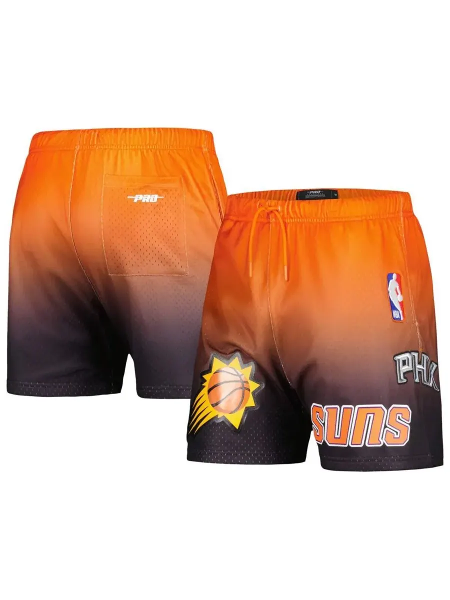 Pro Standard Мужские сетчатые шорты Phoenix Suns фиолетово-оранжевого цвета с эффектом омбре