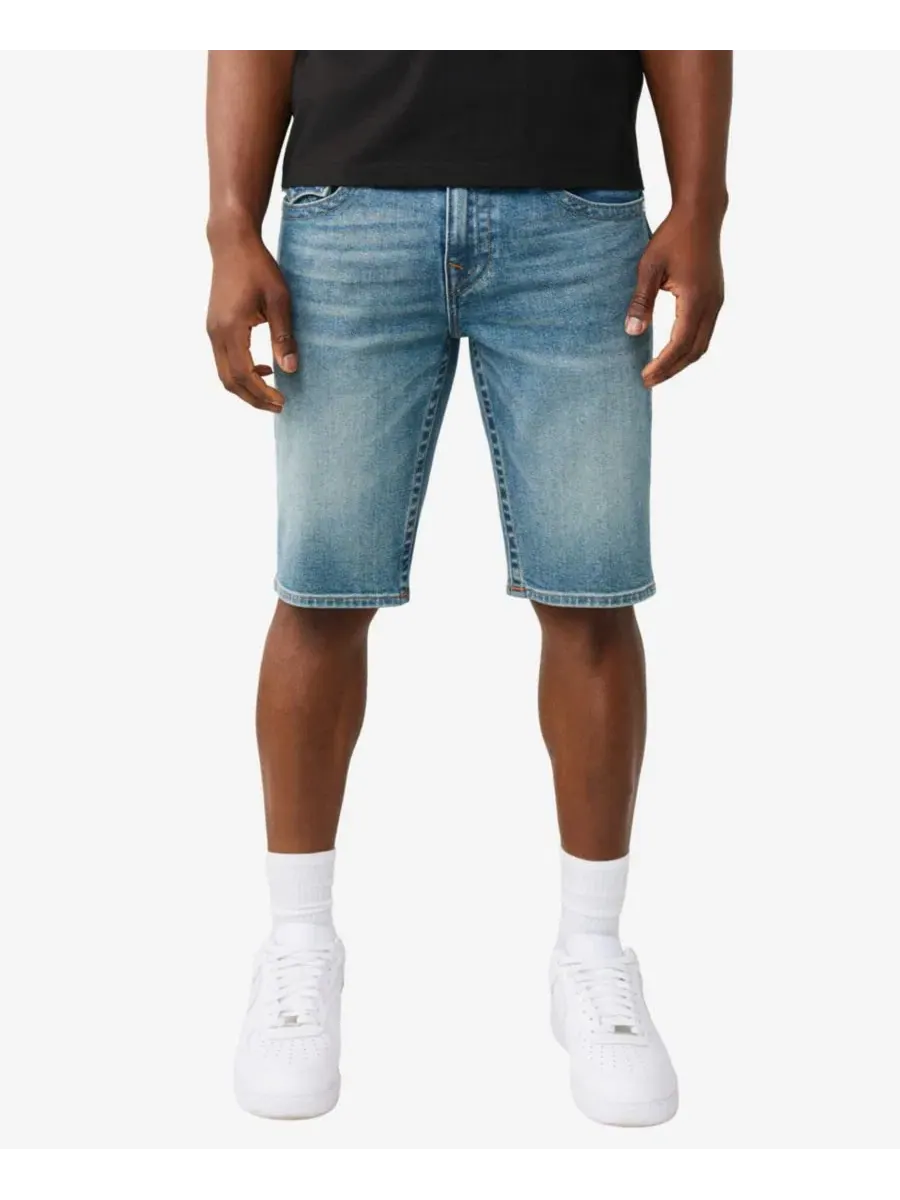 Мужские прямые шорты Ricky с одинарной строчкой и отложным клапаном True Religion, Albarn Medium