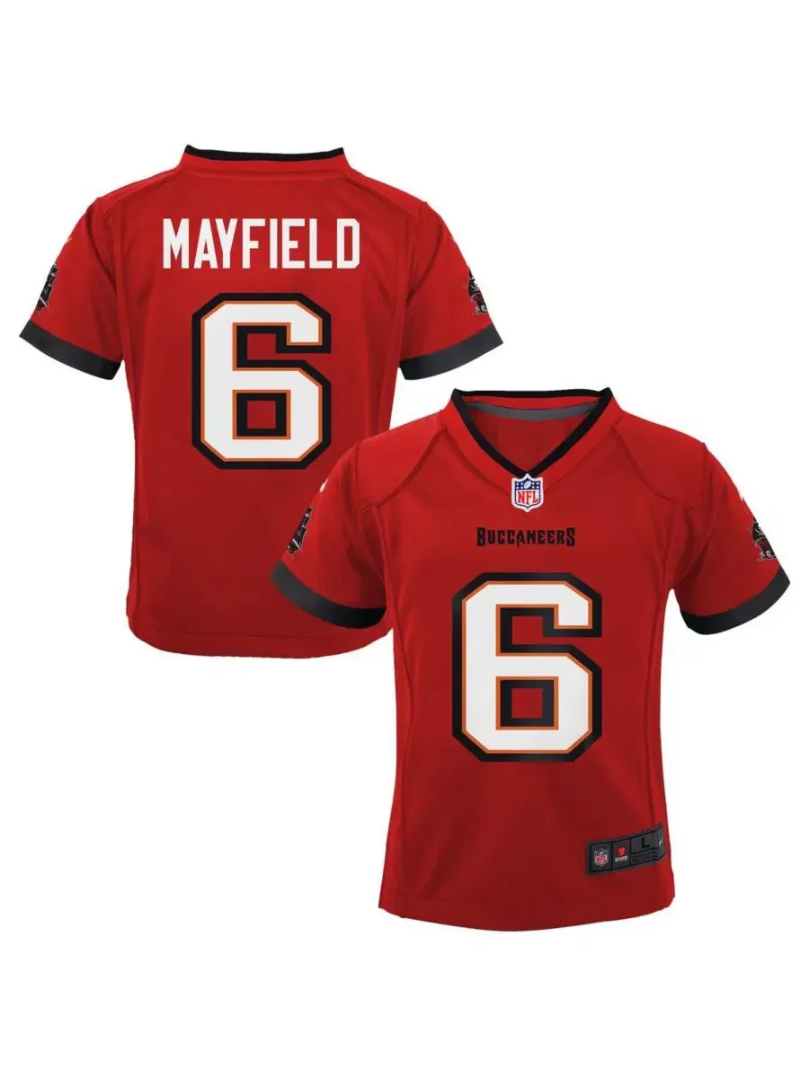 Детская футболка-джерси с коротким рукавом Baker Mayfield Nike