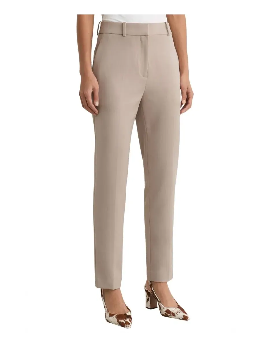 Брюки прямого кроя с защипами Gabi REISS, Stone Neutral
