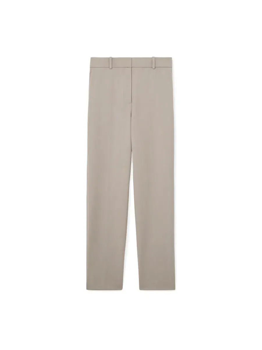 Брюки прямого кроя с защипами Gabi REISS, Stone Neutral — изображение 2 из 4