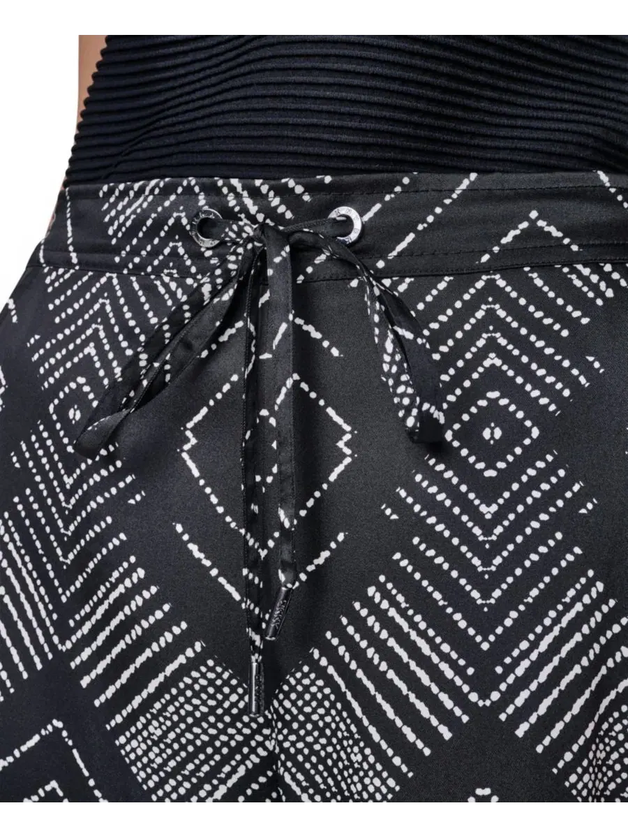 Широкие брюки с принтом Geo Diamond Pointelle DKNY, цвет Geo Diamond Pointelle — изображение 4 из 5