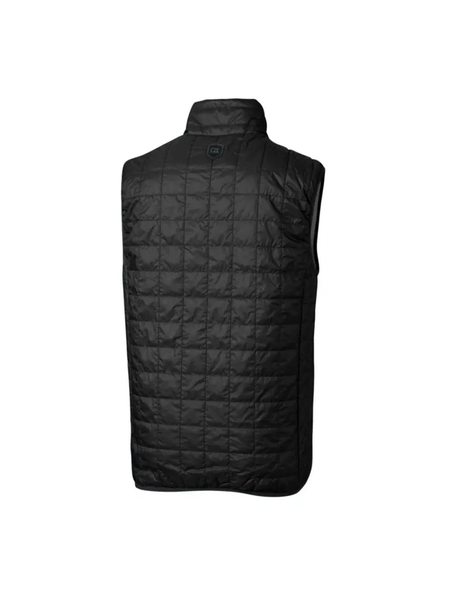 Жилет утепленный с капюшоном Rainier Eco Insulated PrimaLoft Cutter & Buck — изображение 3 из 3, черный