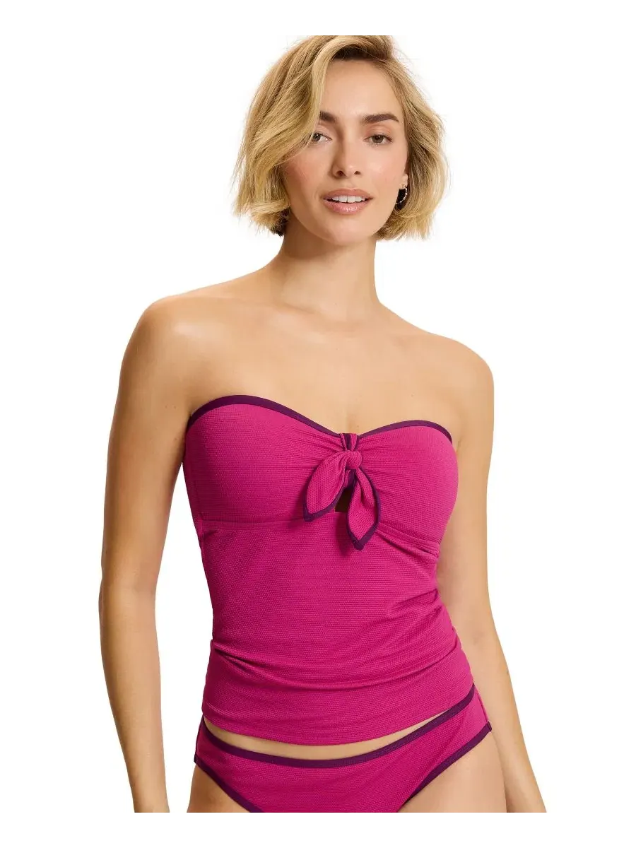 Танкини-топ с бандо Tommy Bahama, Hibiscus Pop — изображение 1 из 4