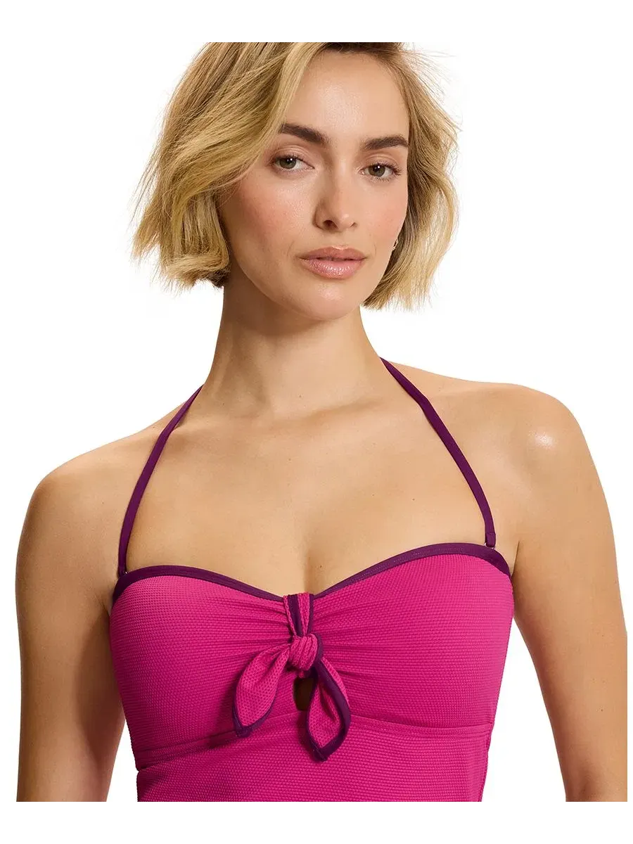 Танкини-топ с бандо Tommy Bahama, Hibiscus Pop — изображение 4 из 4