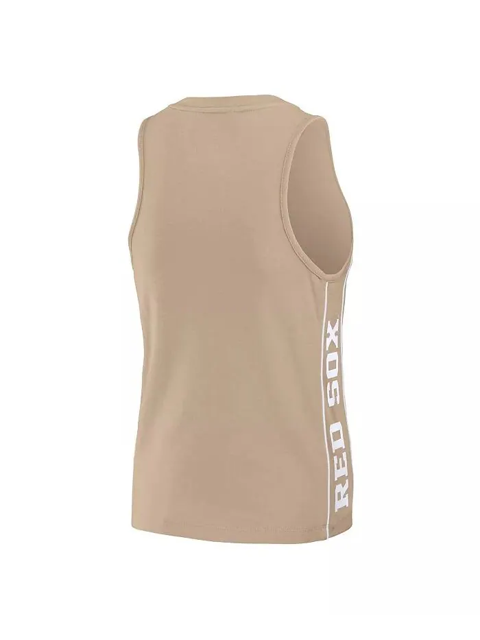 Женская тональная майка New York Yankees Tan WEAR by Erin Andrews — изображение 4 из 4