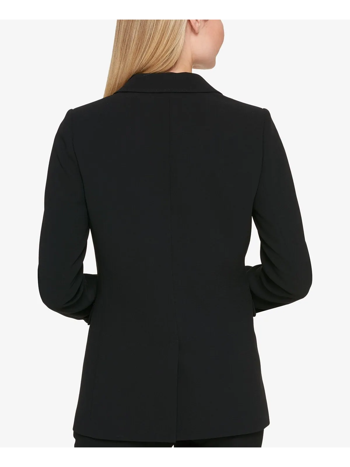 Пиджак petite pick-stitch на одной пуговице DKNY — изображение 2 из 5, черный
