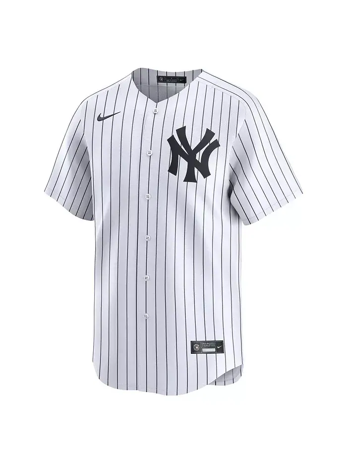 Мужская домашняя лимитированная джерси игрока New York Yankees Джанкарло Стэнтона белого цвета Nike — изображение 2 из 3