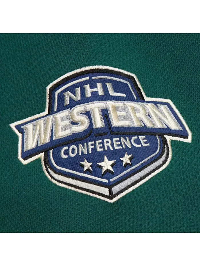Мужская зеленая толстовка Minnesota Wild Heritage на шнуровке Mitchell & Ness — изображение 4 из 5