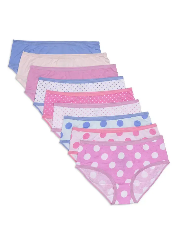 Трусики-хипстер Little & Big Girls Big and Little Dots, набор из 9 штук Maidenform