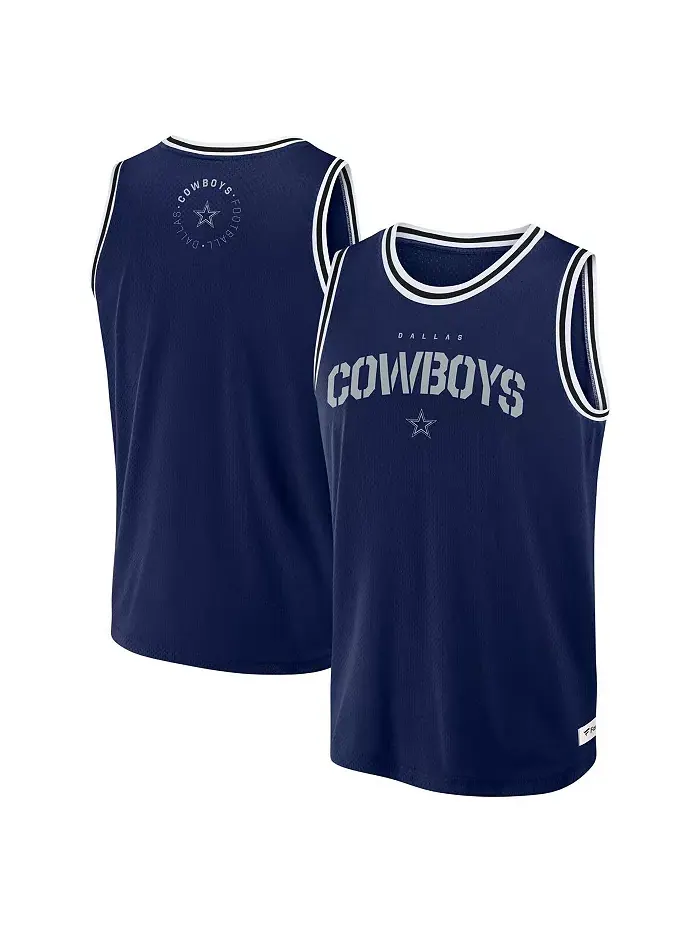 Мужская майка-джерси Dallas Cowboys Elements Future Ground цвета "морской волны" Fanatics — изображение 1 из 3