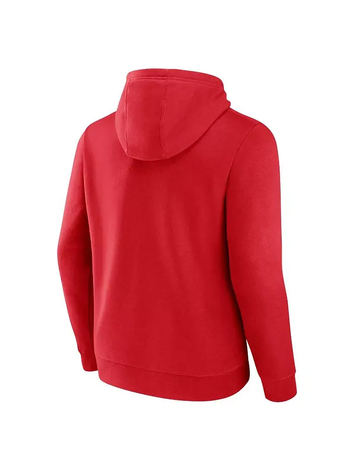 Мужская красная толстовка Detroit Red Wings Authentic Pro Secondary Pullover Hoodie Fanatics — изображение 3 из 3