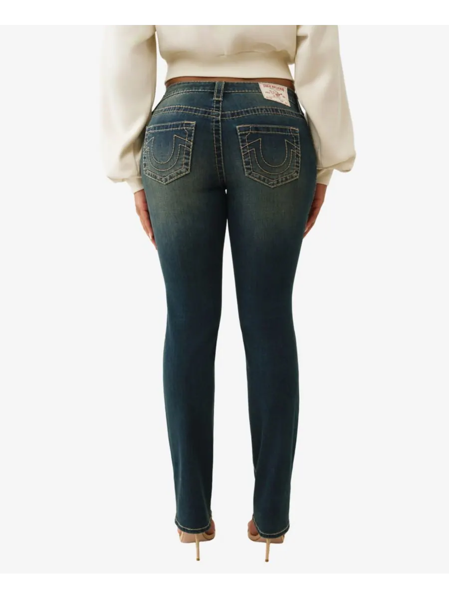 Женские джинсы Billie Mid Rise Straight Big T True Religion, Pine Blossom — изображение 3 из 3