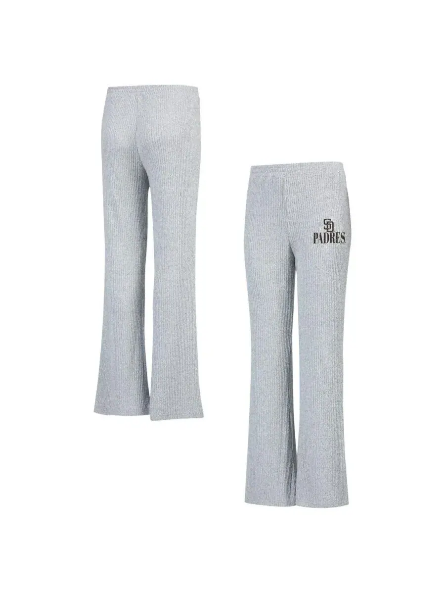 Concepts Sport Женские серые пижамные штаны Concept Sport San Diego Padres Juniper из ребристого