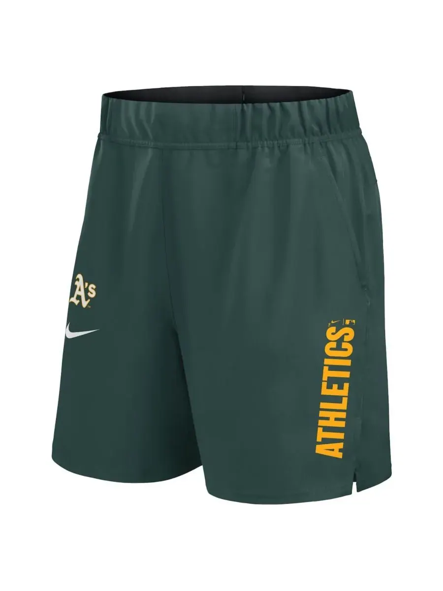 Nike Мужские зеленые спортивные шорты Athletics Woven Victory Performance Shorts — изображение 2 из 3, зеленый