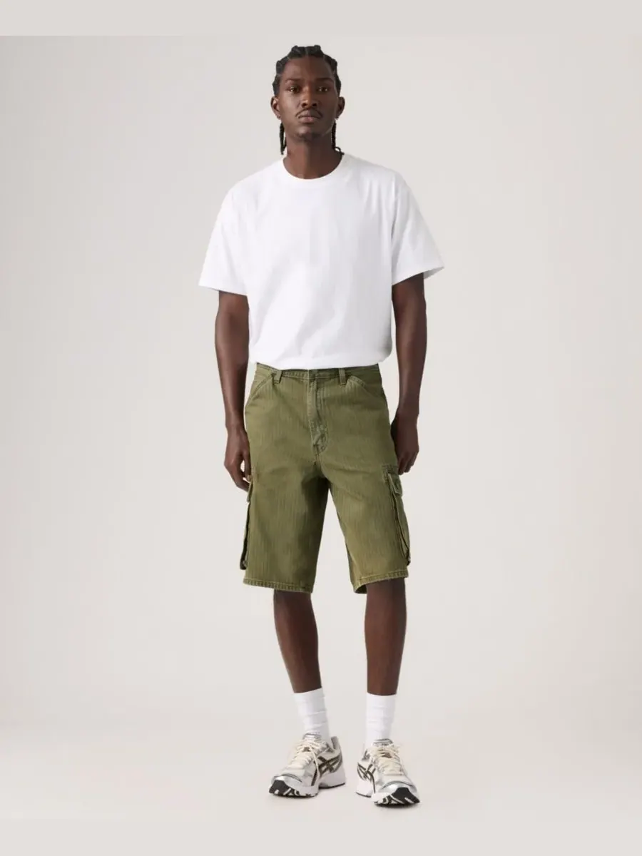 Мужские широкие шорты-карго Premium 478, длина 12 дюймов Levi's, Forest Badge Od — изображение 2 из 4