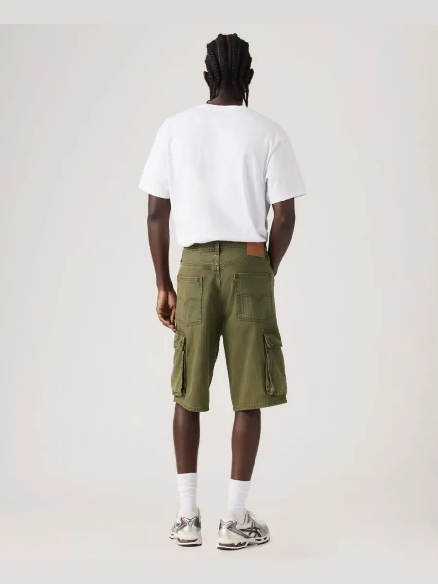 Мужские широкие шорты-карго Premium 478, длина 12 дюймов Levi's, Forest Badge Od — изображение 4 из 4