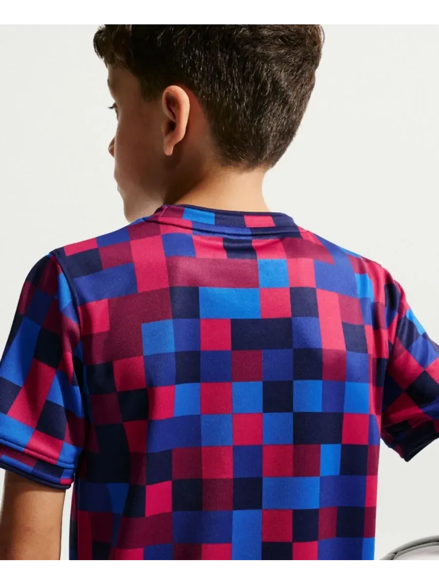 Футболка-лонгслив Nike Barcelona 2026/27 Home Pre-Match — изображение 2 из 5, синий