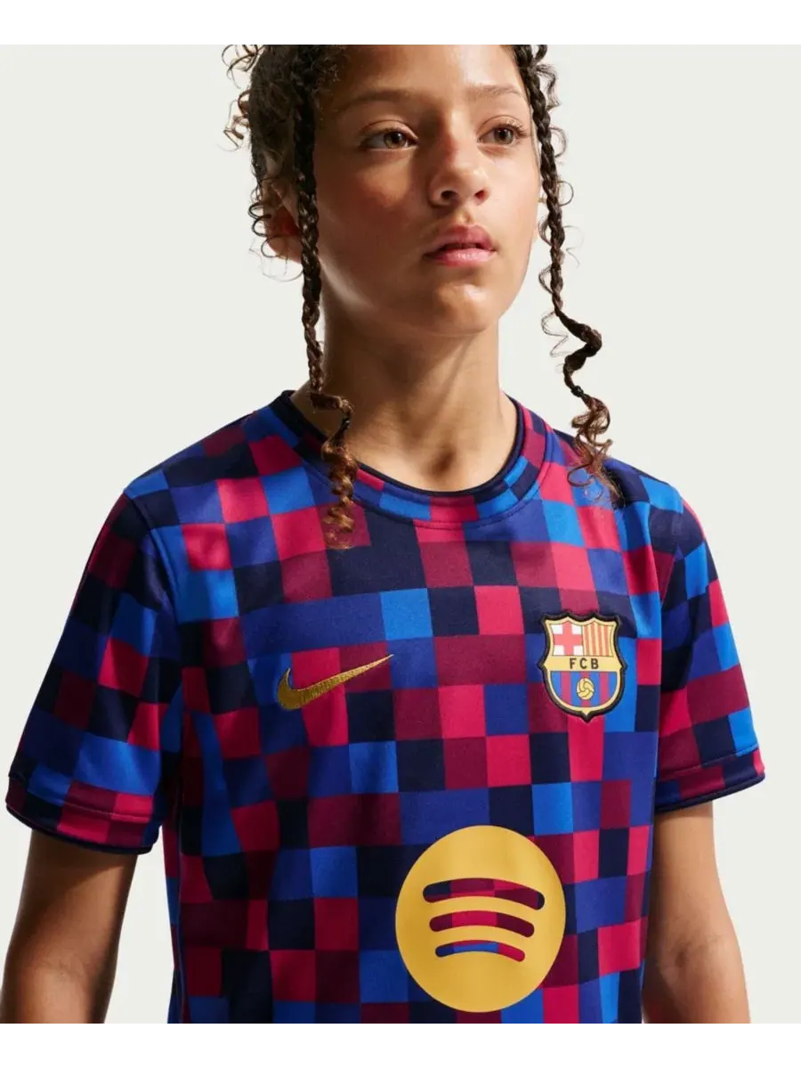 Футболка-лонгслив Nike Barcelona 2026/27 Home Pre-Match — изображение 3 из 5, синий