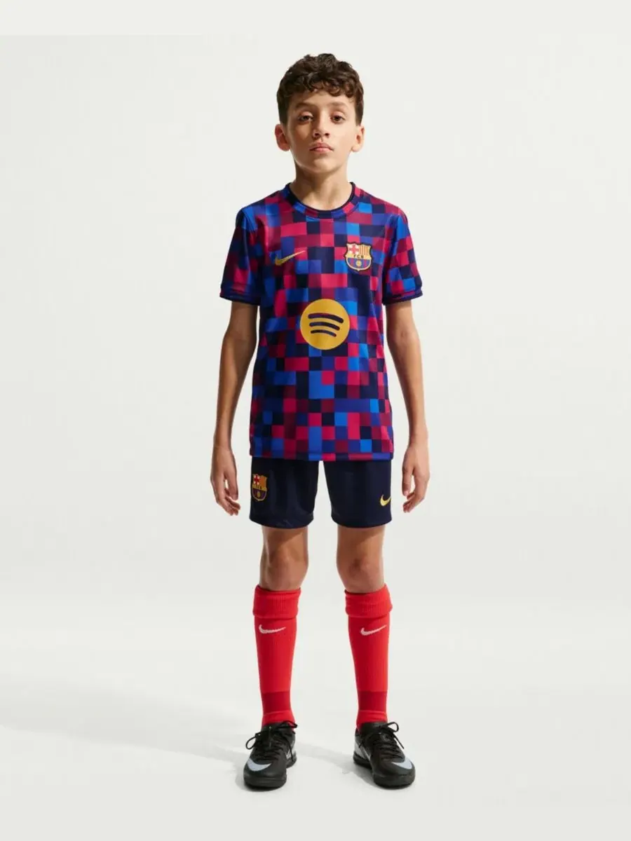 Футболка-лонгслив Nike Barcelona 2026/27 Home Pre-Match — изображение 5 из 5, синий