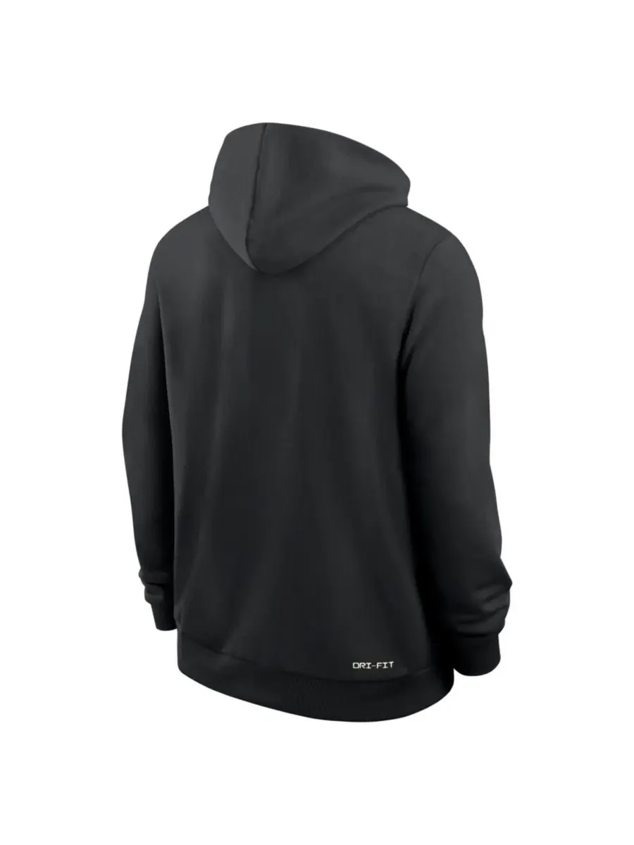 Мужская худи Nike LSU Tigers 2026 Sideline Standard Issue Dri-FIT Full-Zip — изображение 4 из 4, черный