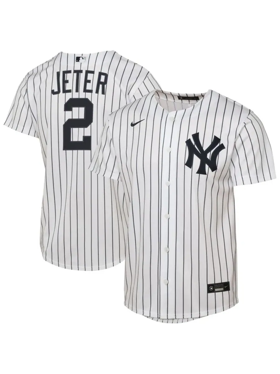 Детская футболка-джерси с длинным рукавом Derek Jeter Nike