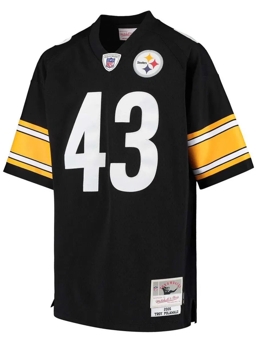 Детская футболка Mitchell & Ness Pittsburgh Steelers Legacy Jersey — изображение 3 из 3, черный