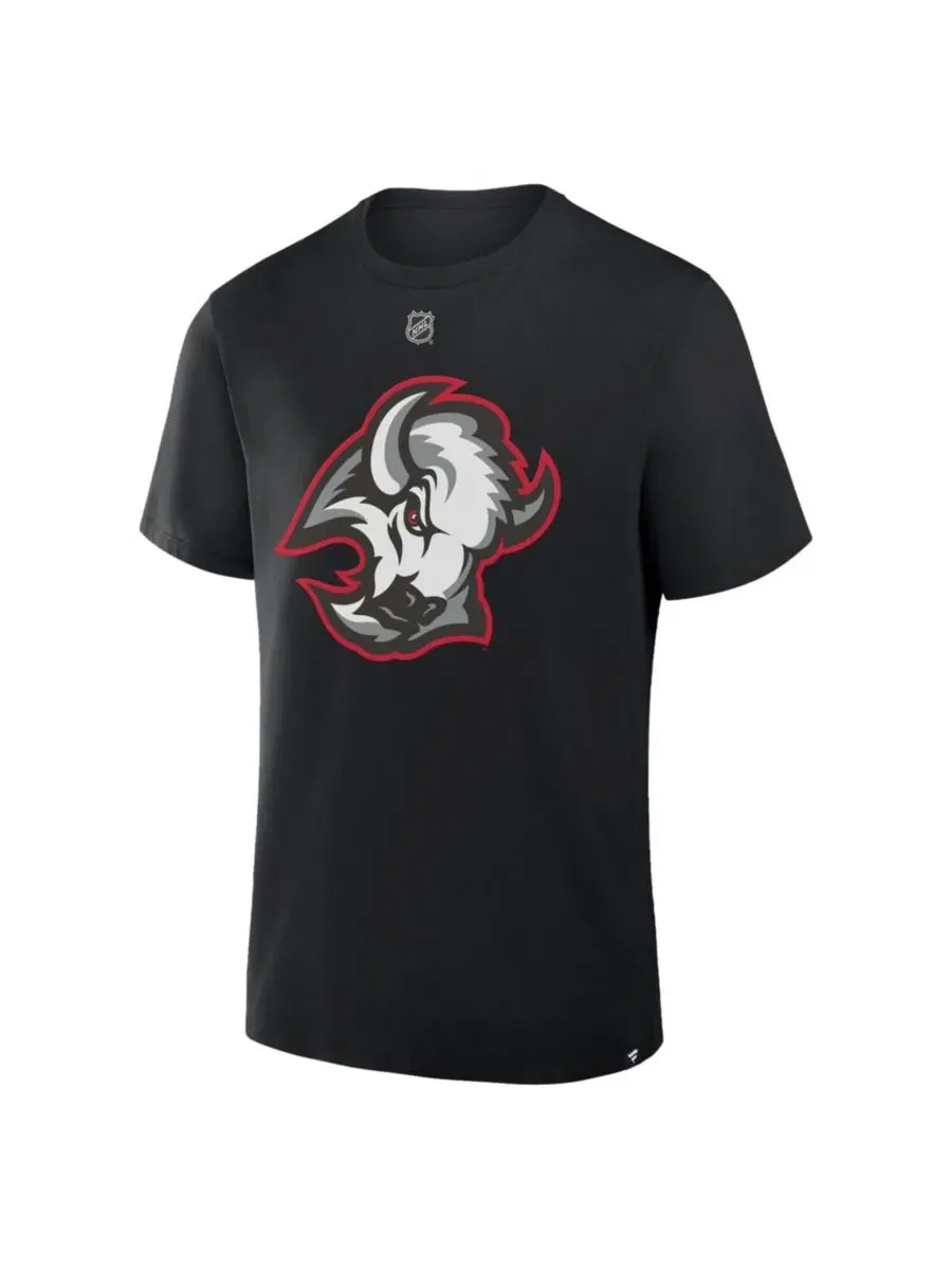Футболка с длинным рукавом Tage Thompson Black Buffalo Sabres Authentic Stack Name & Number Fanatics — изображение 3 из 3
