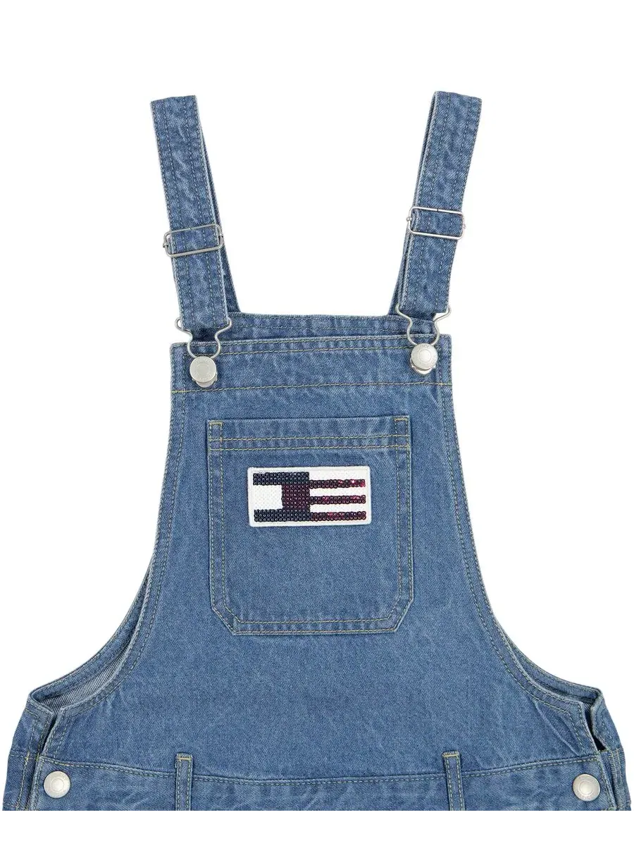 Сарафан джинсовый без рукавов Tommy Hilfiger, Dekalb Wash — изображение 3 из 4