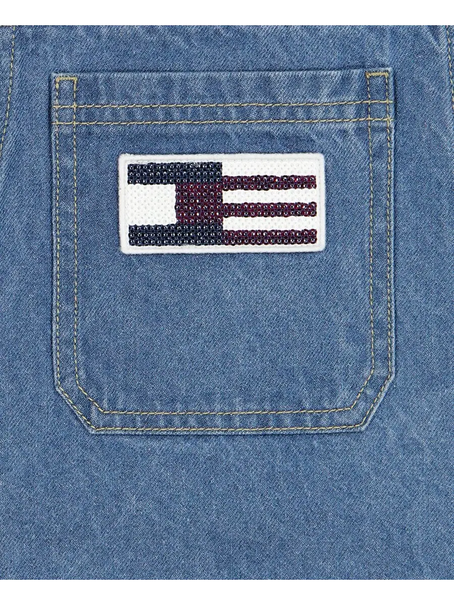 Сарафан джинсовый без рукавов Tommy Hilfiger, Dekalb Wash — изображение 4 из 4
