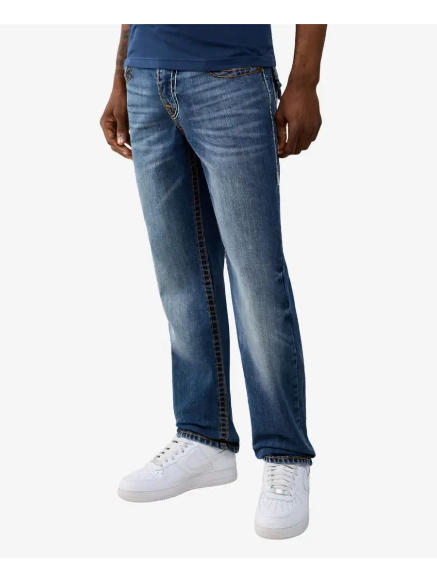 Джинсы прямого кроя Ricky Super T Flap True Religion, City West Fade — изображение 2 из 3