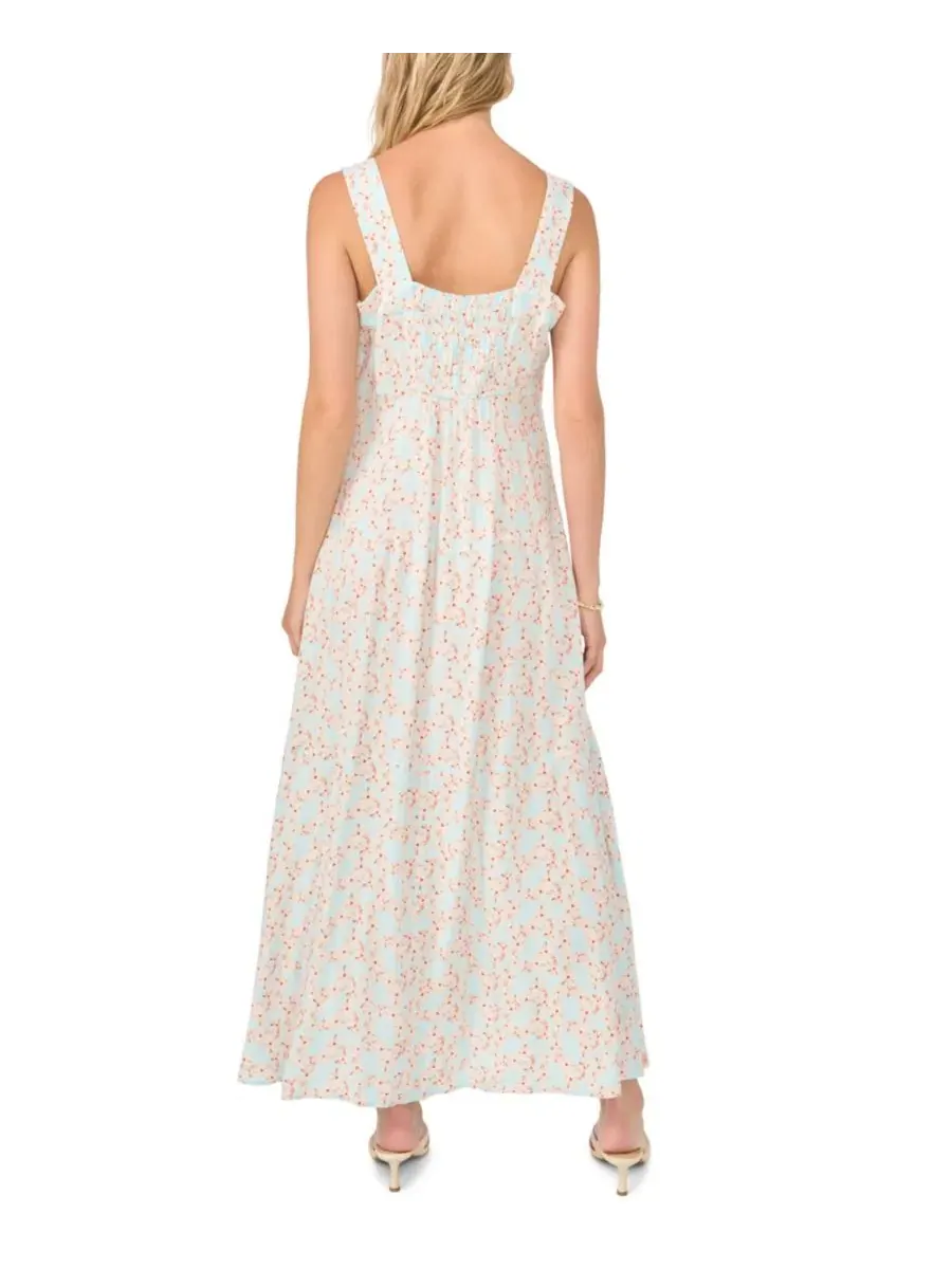 Платье макси с квадратным вырезом и толстыми бретелями, модель Thick Strap Square Neck Maxi Dress — изображение 4 из 4
