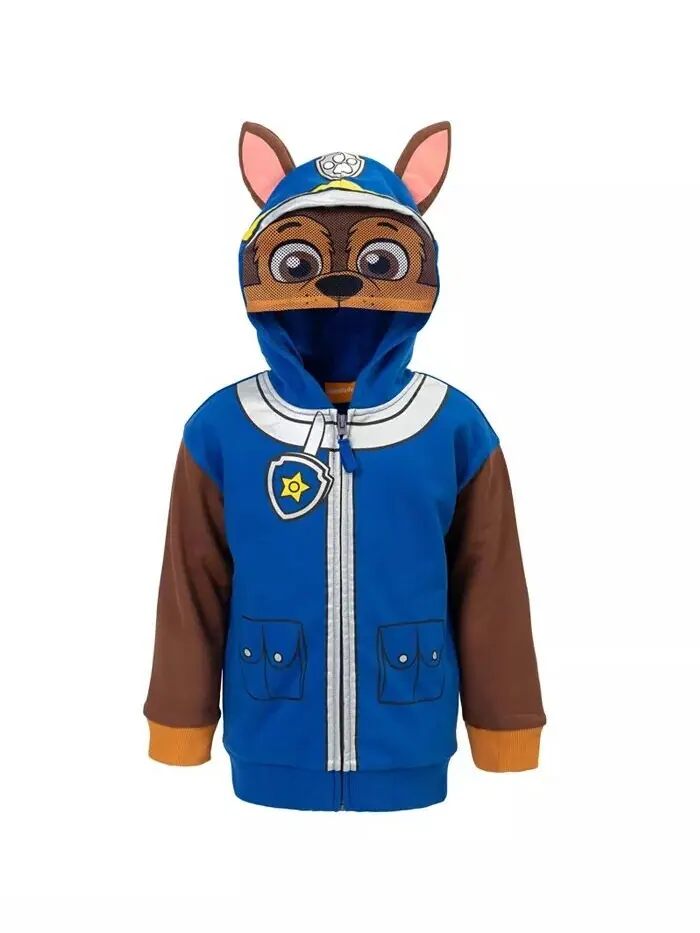 Флисовый пуловер с капюшоном на молнии для мальчиков Rubble Chase Skye Paw Patrol — изображение 1 из 6