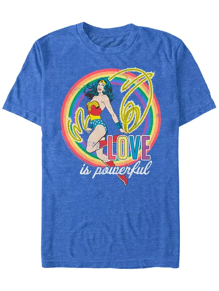 Мужская футболка с коротким рукавом Wonder Woman Rainbow Woman Fifth Sun — изображение 1 из 1