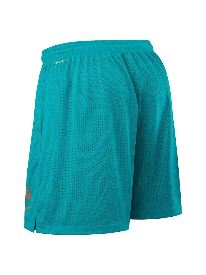 Мужские реверсивные шорты для тренировок Aqua Miami Dolphins Sideline Nike — изображение 3 из 5
