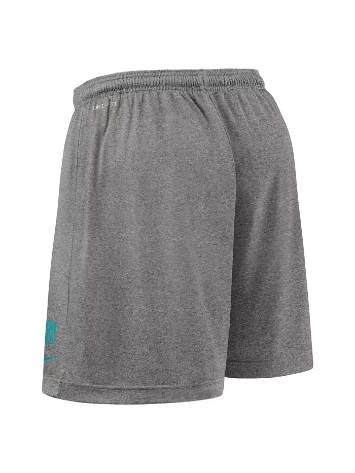 Мужские реверсивные шорты для тренировок Aqua Miami Dolphins Sideline Nike — изображение 5 из 5