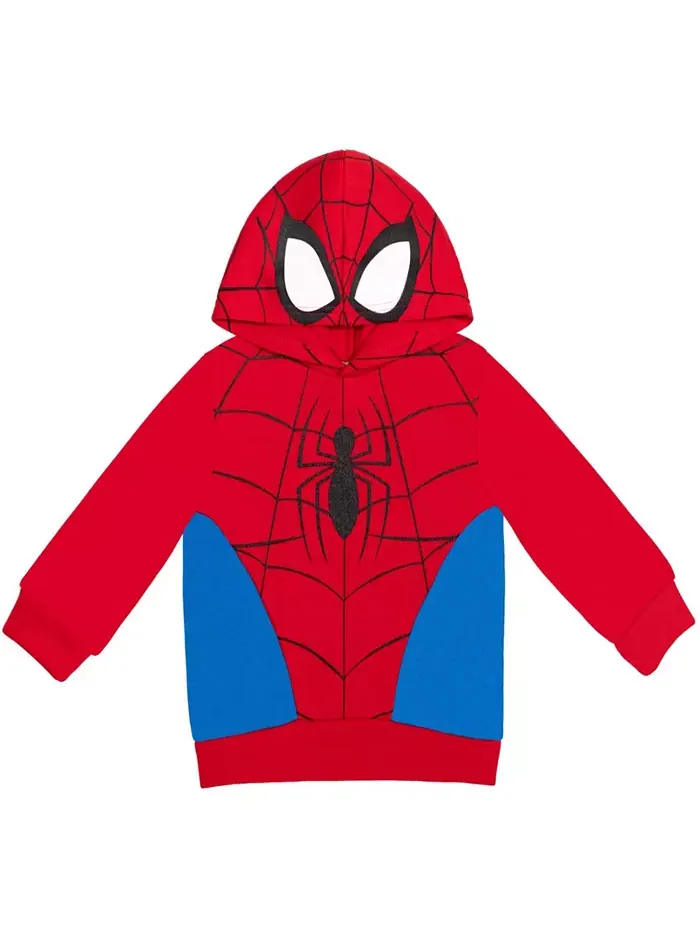 Детская флисовая толстовка с капюшоном Marvel для мальчиков Spider-Man — изображение 1 из 8