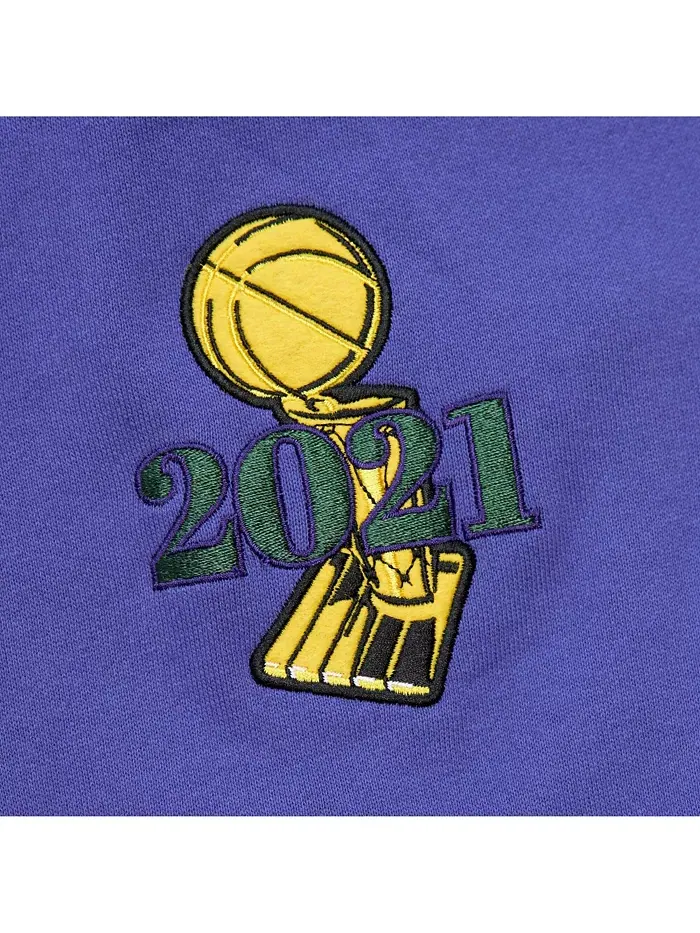 Мужская фиолетовая толстовка Milwaukee Bucks Hardwood Classics Team OG 3.0 с капюшоном Mitchell & — изображение 5 из 5
