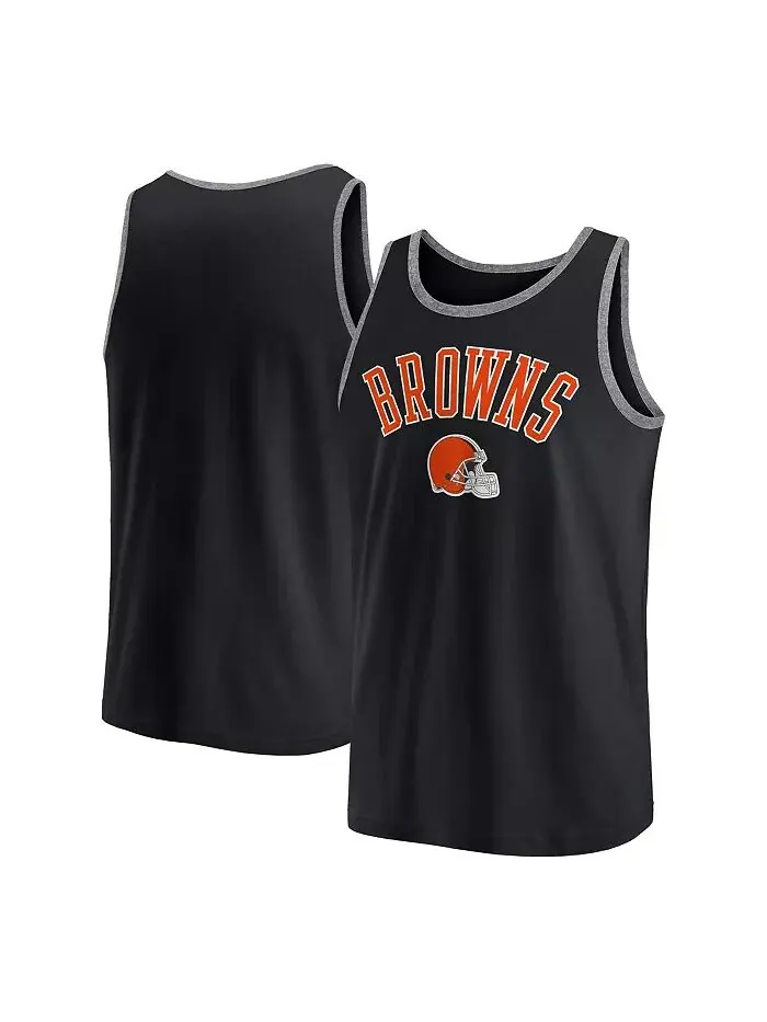 Мужская черная майка Cleveland Browns Bet Fanatics — изображение 1 из 3