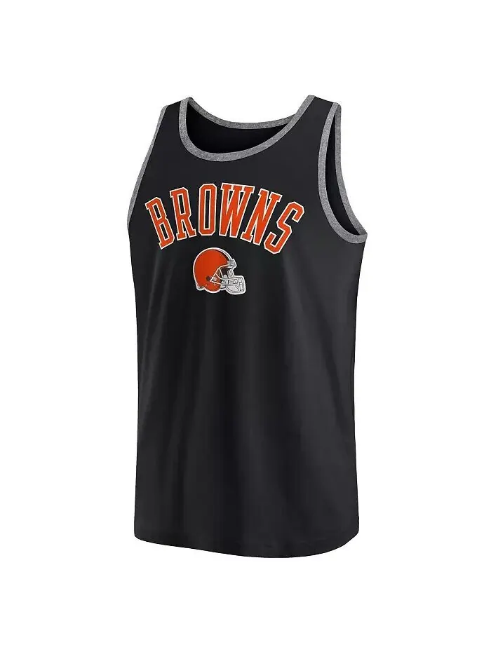Мужская черная майка Cleveland Browns Bet Fanatics — изображение 2 из 3