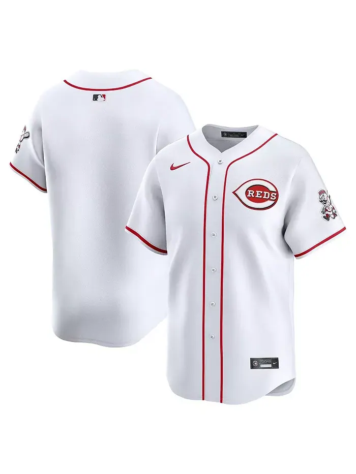 Мужская белая домашняя лимитированная джерси Cincinnati Reds Nike